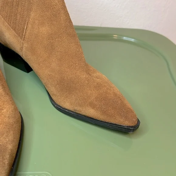 Marc Jacobs new Women's Tan suede Yarita Ankle Boots. Size 7 - Picture 6 of 6